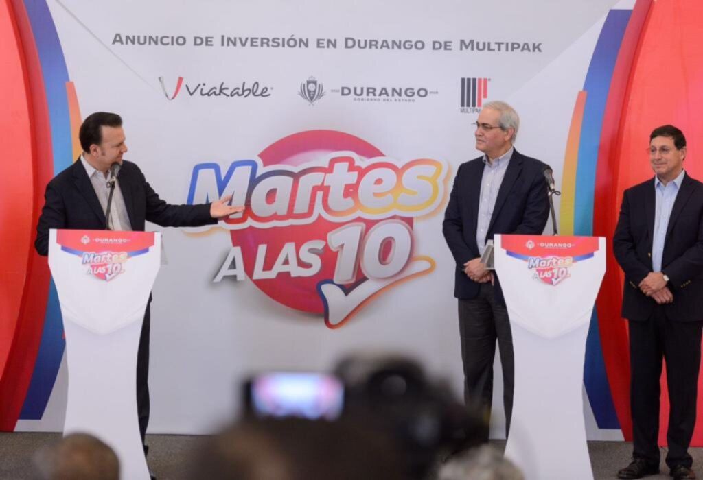 En un evento conjunto con el gobierno de Durango, se anunció la inversión de 5.9 millones de dólares para la construcción de una nueva planta.